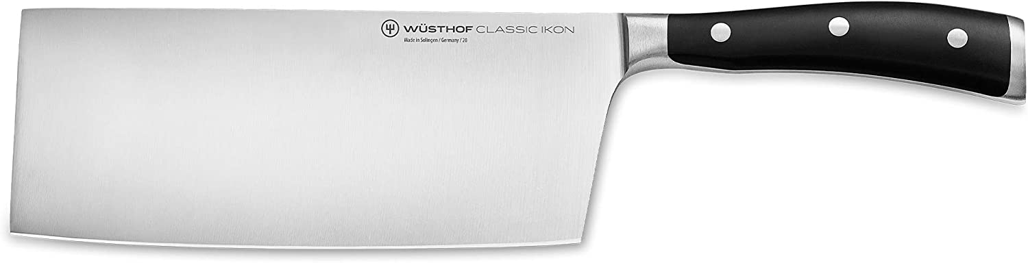 WÜSTHOF Chinesisches Kochmesser Messer, Stahl, schwarz, 30 x 8.5 x 2 cm